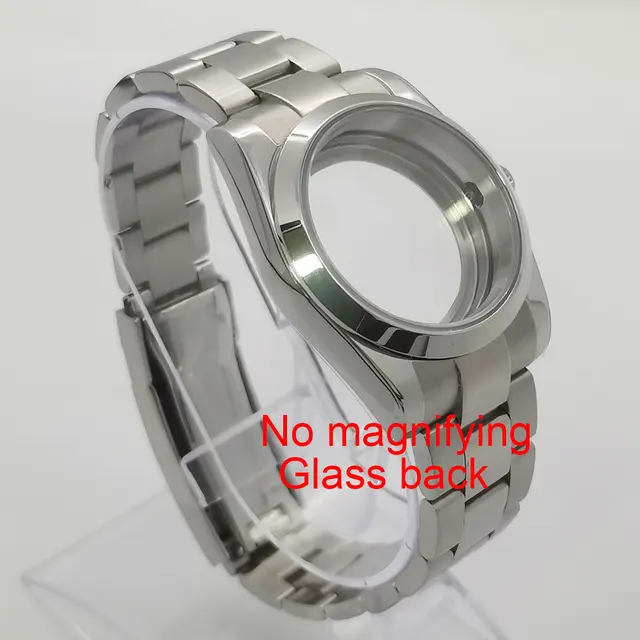 PARNIS Silver Edge Green Watch Hands For Seiko NH35, NH36, Miyota 8205/8215, ETA 2824/2836