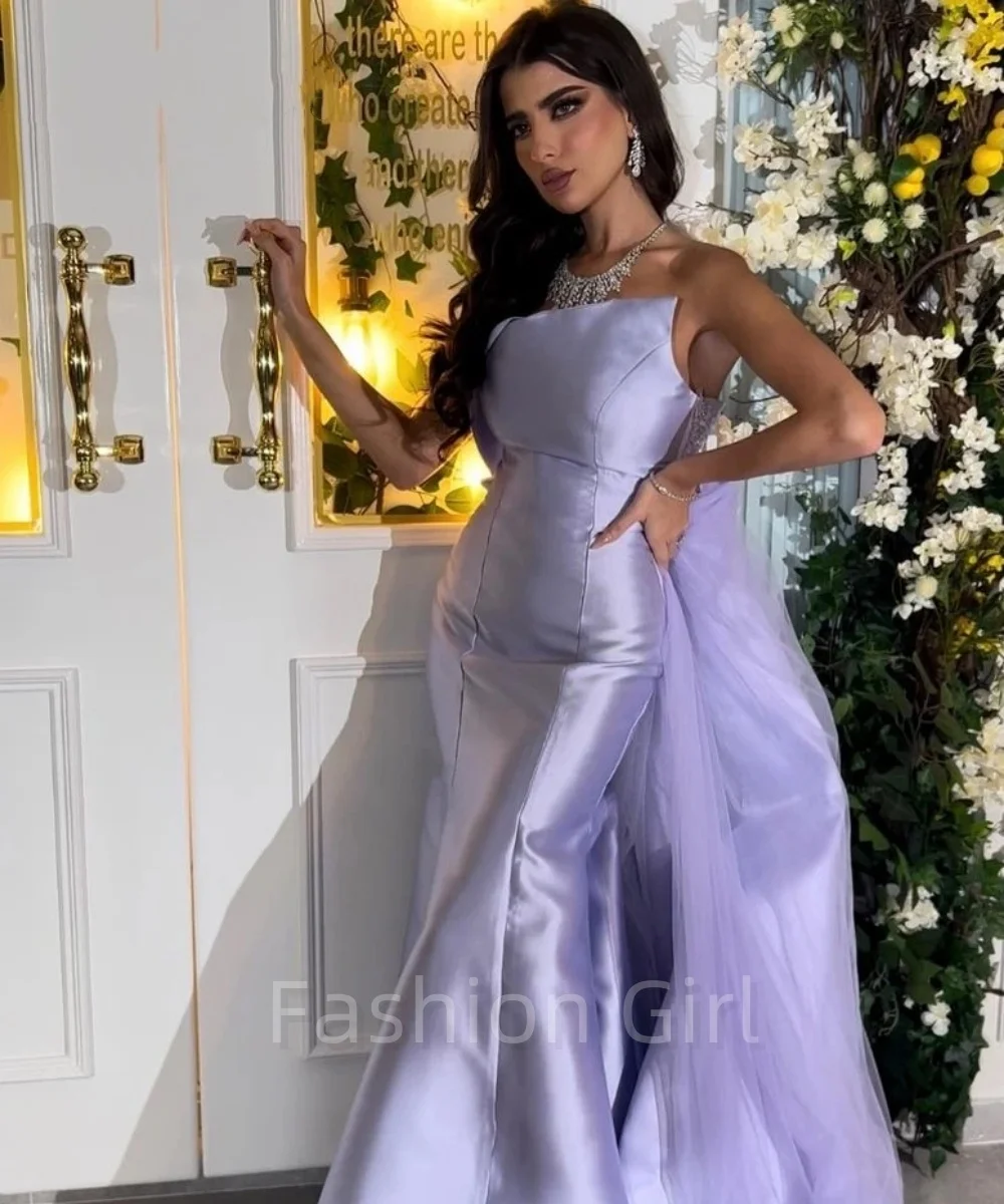 

Purple Dress Elegant Vintage Beaded Sequined Mermaid Strapless Sexy Backless Formal Occasion Prom Dress Evening Party Gowns