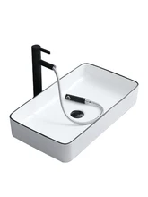

Kitchen Faucets Deck Mounted Mixer Tap 360 Rotation with Pull Out Hot and Cold Water Brass Basin Faucet for Bathroom Accessories
