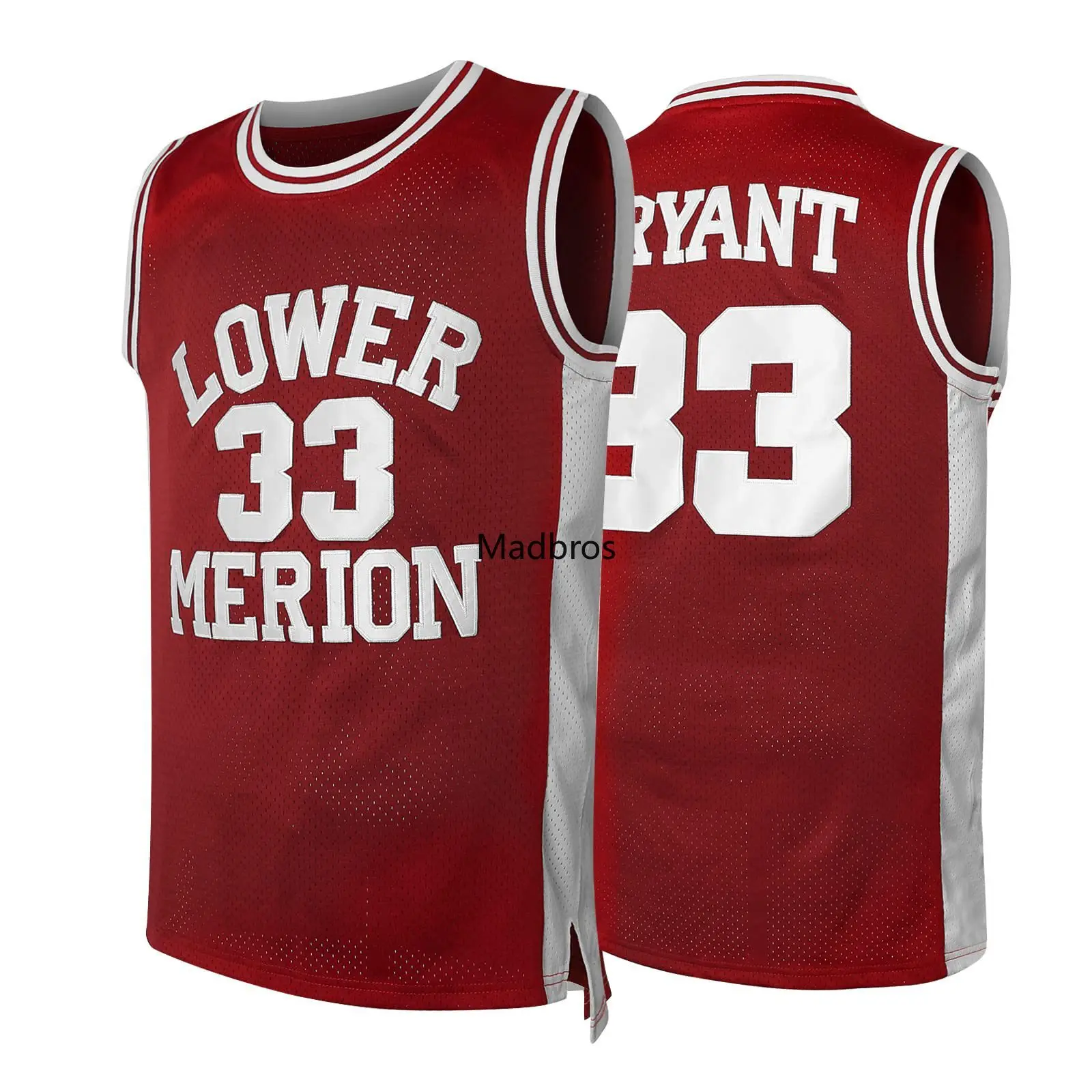 Kobe Bryant Jersey 33 Lower Merion Basketball Jersey Retro High School Mens  Shirt All Stitched Us Size S-XXXL - AliExpress
