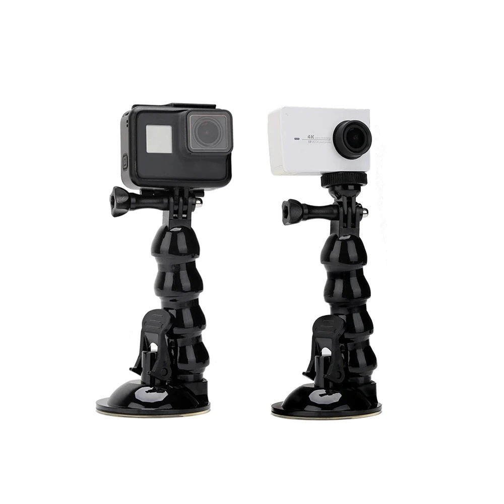 

TELESIN автомобильный держатель на присоске для GoPro 11 10 9 8 7 6 5 Osmo Action SJCAM EKEN Smartphone Insta360