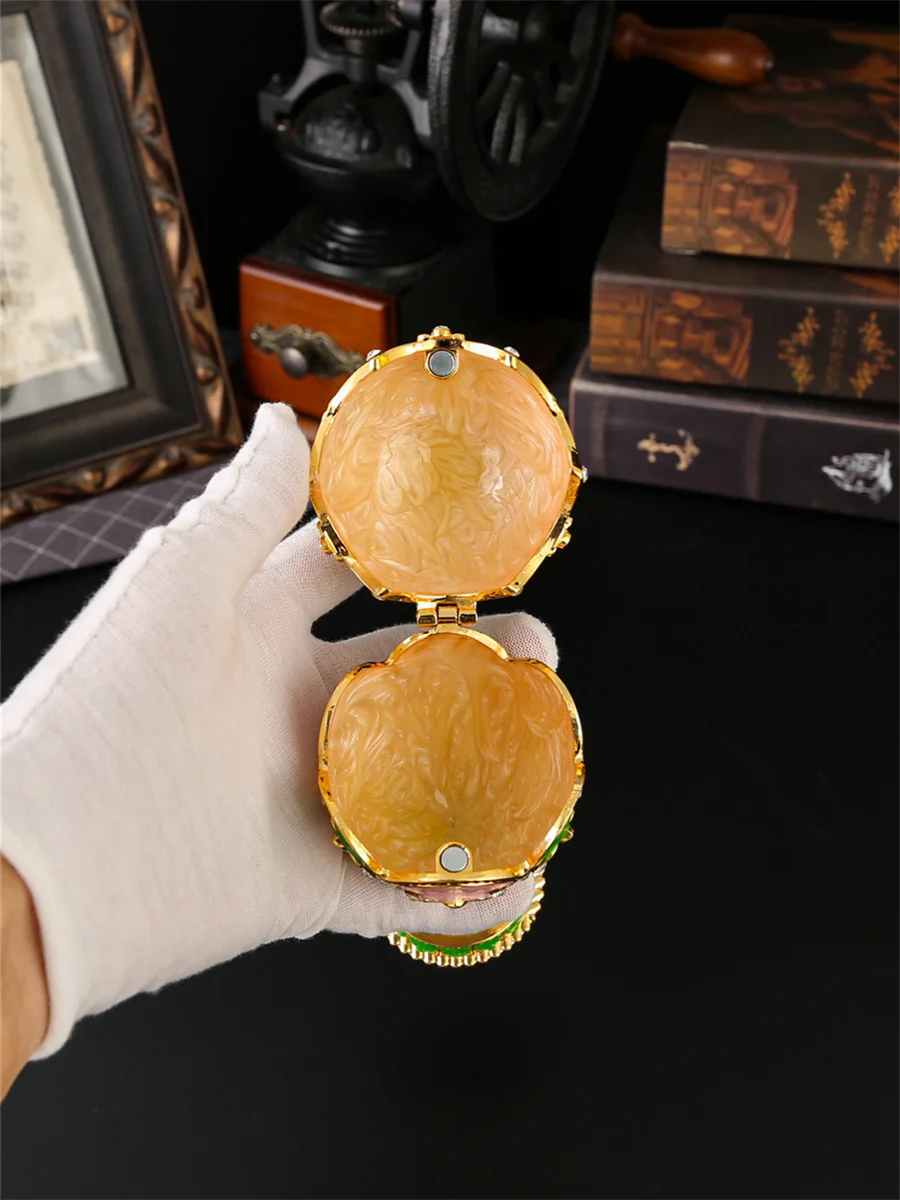 Dekorative Schmuckdose In Eiform Mit Diamanten Als Geschenk_voghion.com