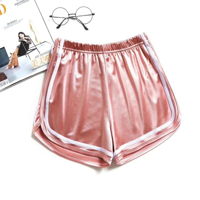 Summer Women Sleep Shorts Pajamas For Women Pajama Pants Y2k Shorts Pantalones Mujer Verano 2022 Pj Pants Satin Bottoms Pyjama_ecoleips.com