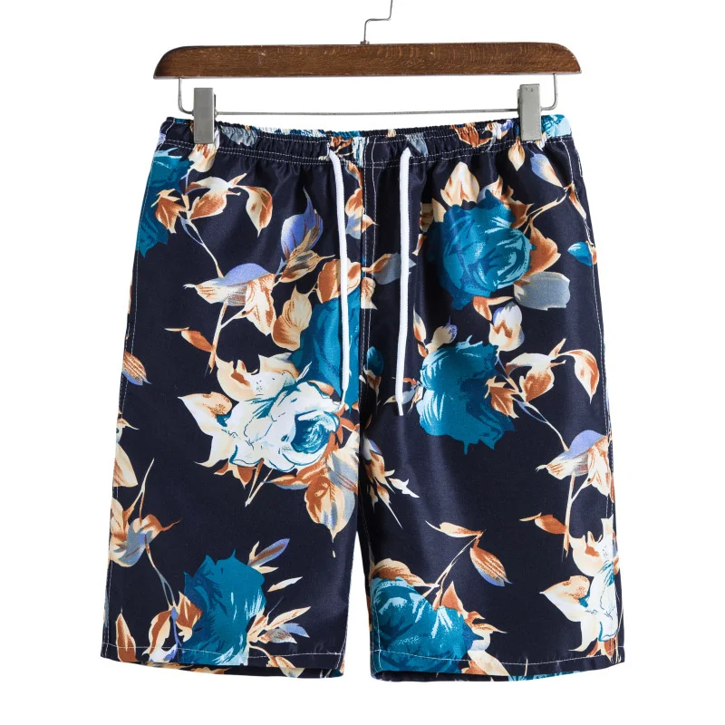 

Fashion 3d Print Floral Beach Shorts For Men Plants Flower Graphic Surf Board Shorts Street Summer Vacation Sports Swim Trunks