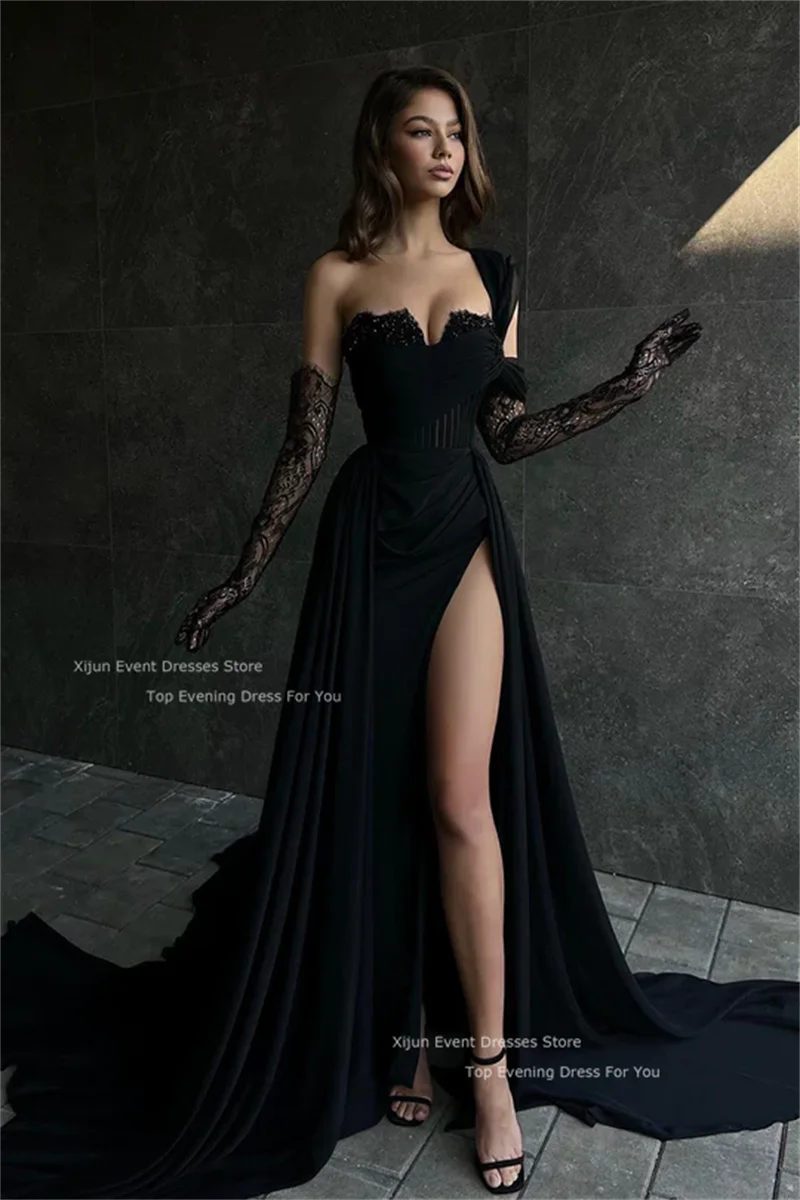 Black Unique Design Dress – barobridal