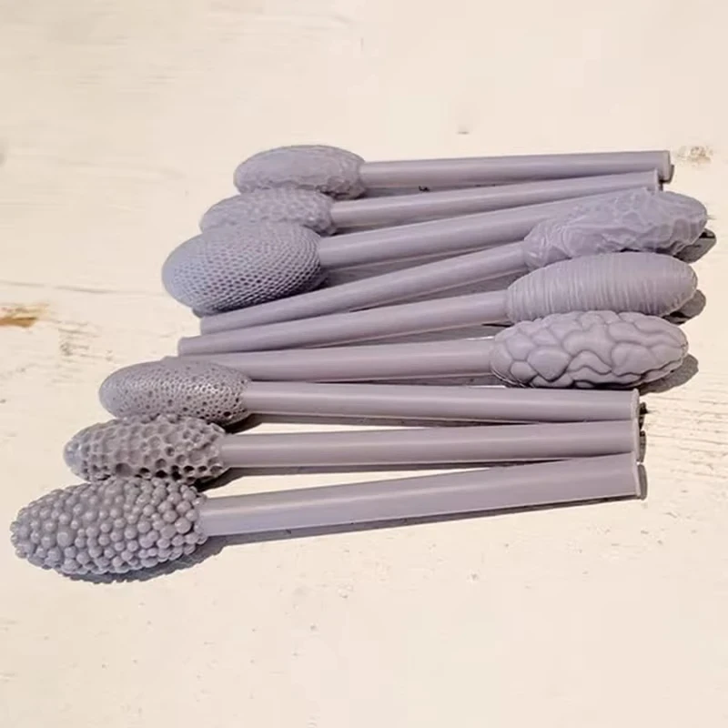 9-Piece DIY Crafting Clay Texture Tool Set Ideal for Clay Art & Embossed Latticework