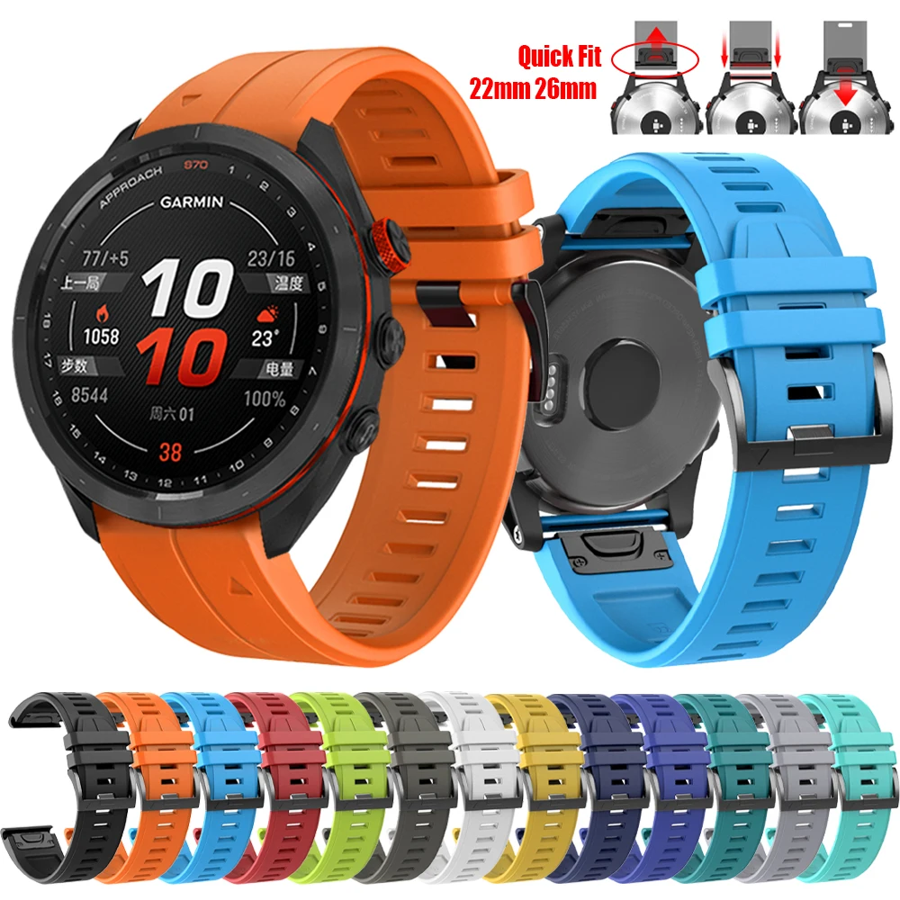 Compatible with Garmin Forerunner 965 955 945 Quick Fit 22mm 26mm