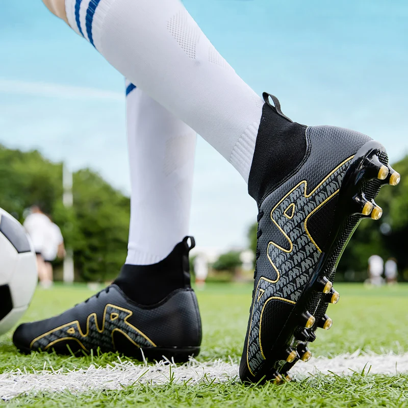 Fußballschuhe TF/FG Fußballplatzstiefel Herren Outdoor-Sportschuhe Anti-Rutsch-Grasspieltraining Erwachsene Hohe Qualität_voghion.com