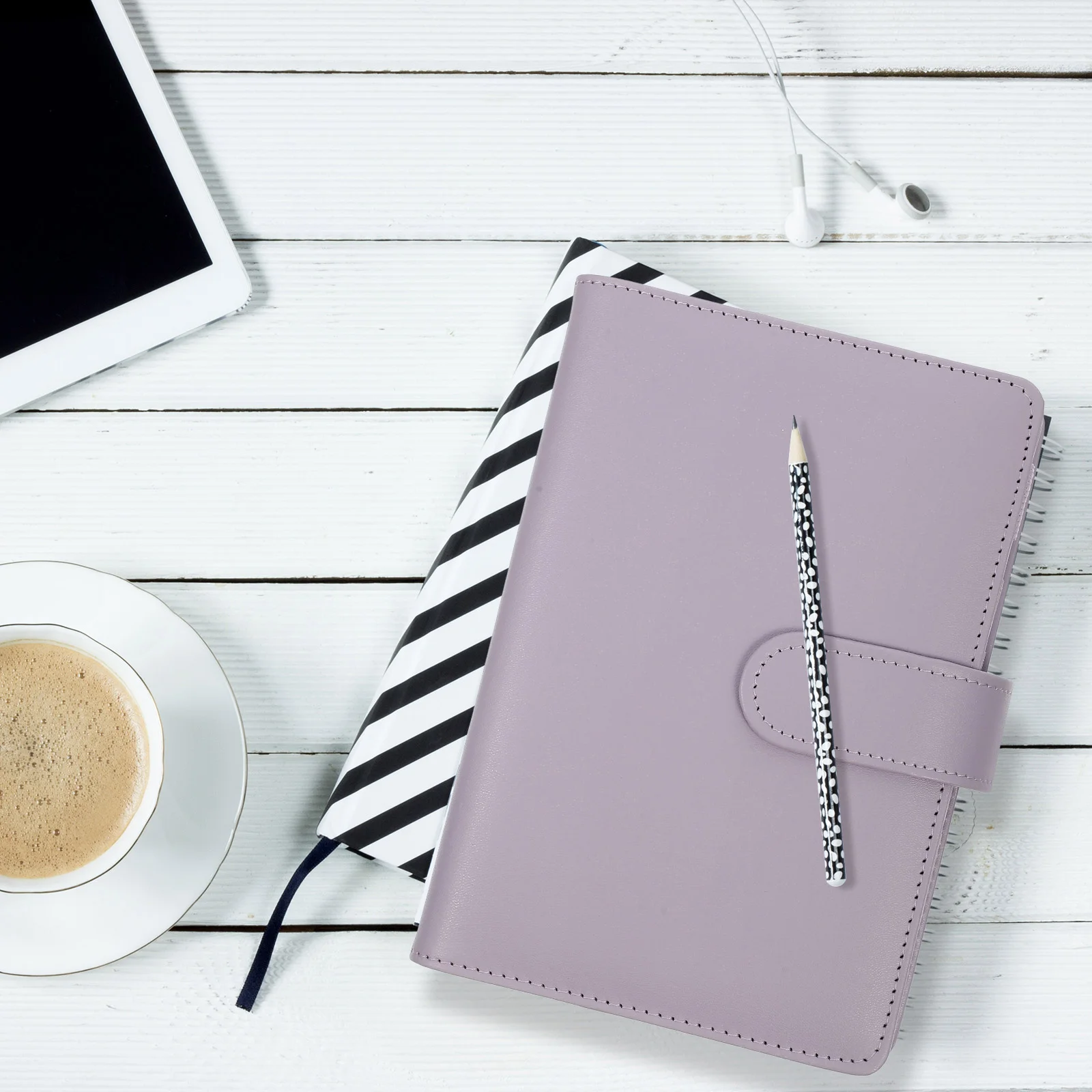 

Loose-leaf Notebook Meeting Work Binder Financial Planner Removable Pages Money Planning Envelopes Saving organizer