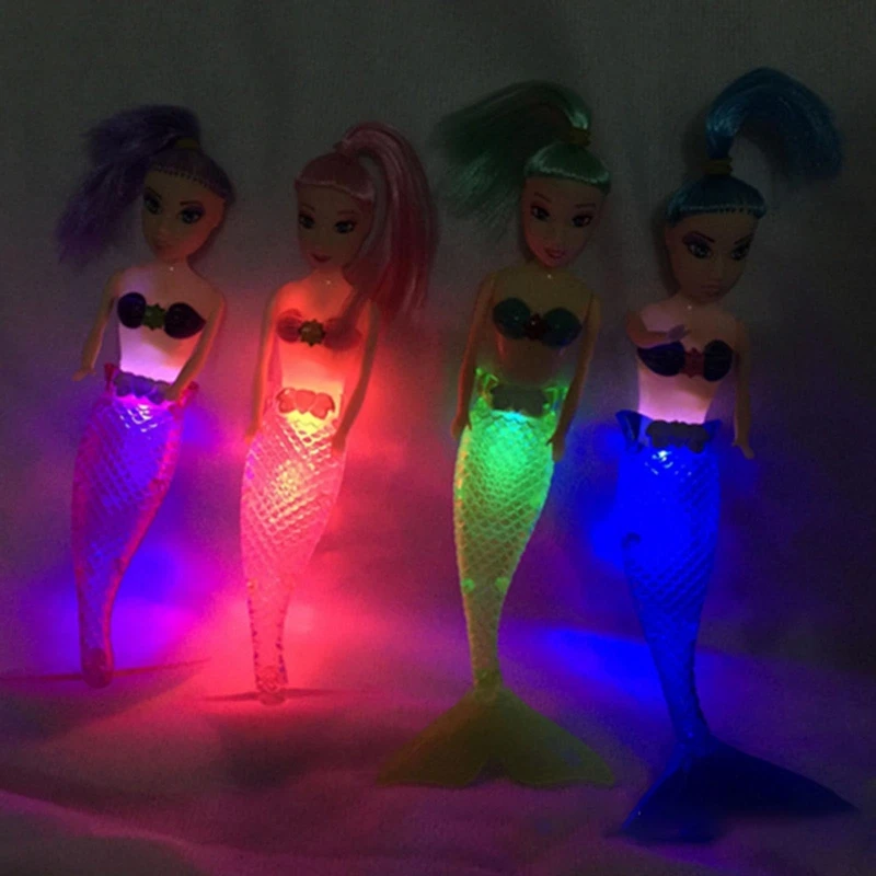 7'' Mermaids Doll Toys Toddler Bathtub Toys Creative LED Light Designs Children Toy Gift for Kids Girls 3 Year Olds + Q 3 7'' Mermaids Doll Toys Toddler Bathtub Toys Creative LED Light Designs Children Toy Gift for Kids Girls 3 Year Olds + Q 3