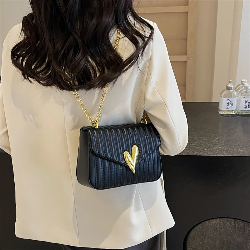 

2024 New Design Spring/Summer Lingge Chain Bag One Shoulder Purses and Handbags Crossbody Bags for Women