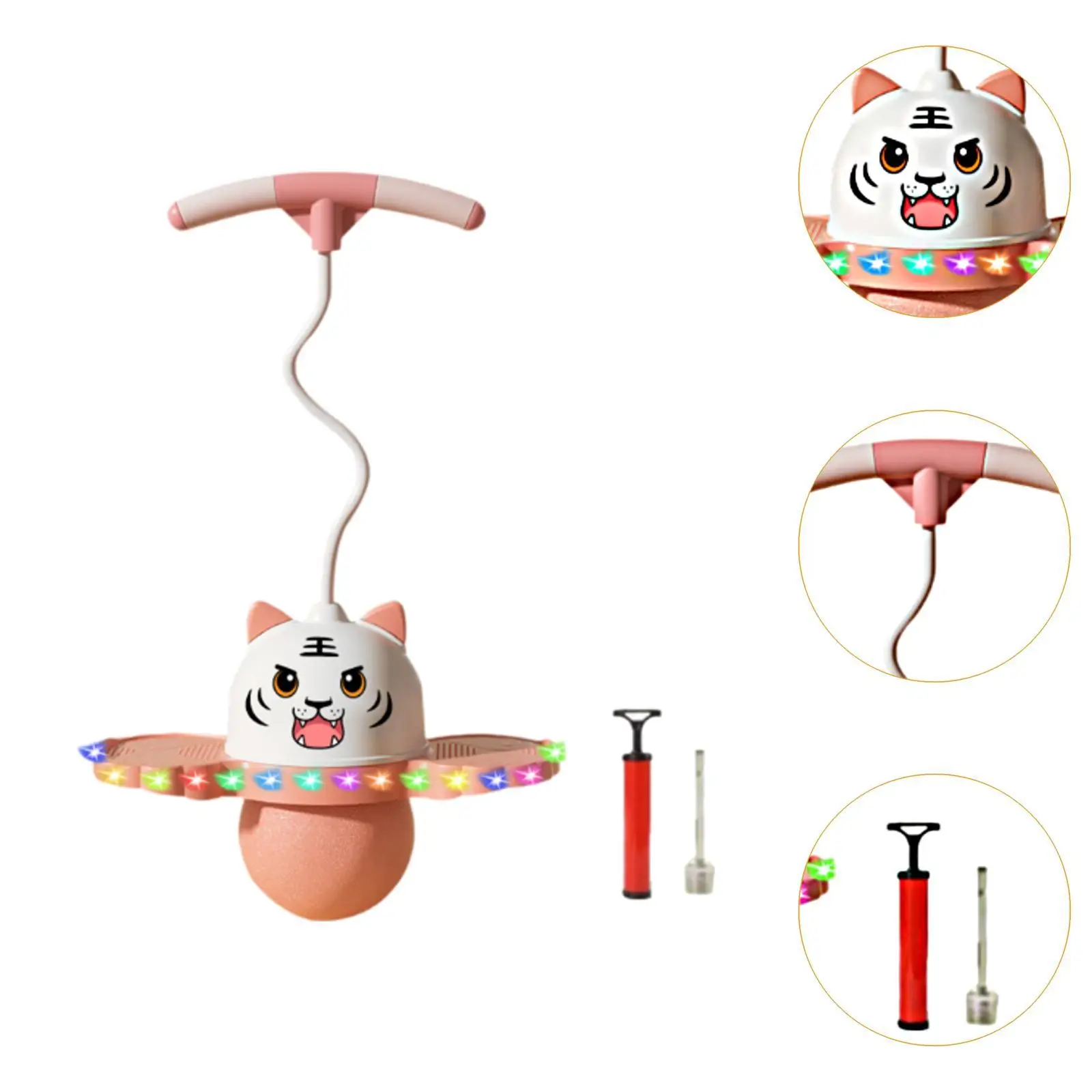 Pogo Ball with Handle Funny Pogo Jump Ball for Games Body Training Fitness