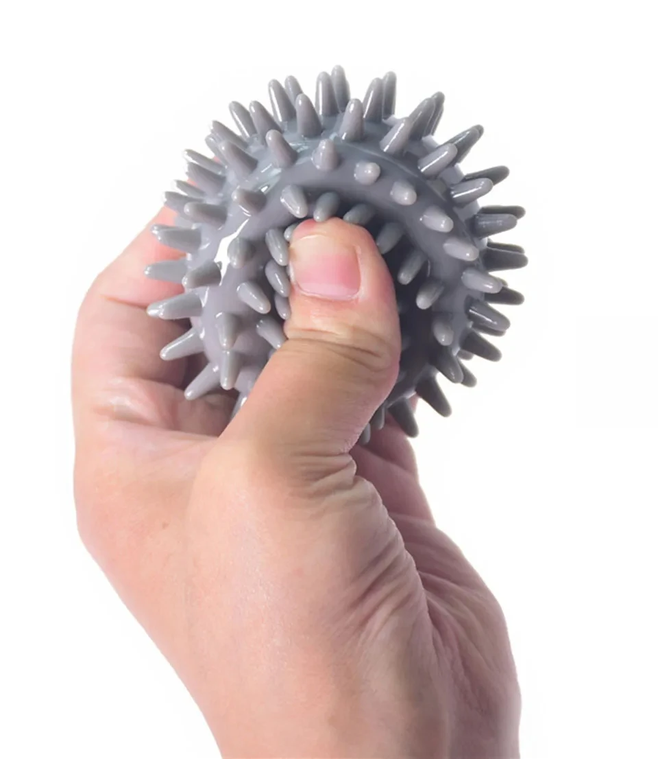 Description Picture 6 of itemTPR 7CM Diameter Hollow Soft Spike Ball Hand Strength Recovery Exercise Massage Ball Yoga Fitness Spiky Massager Trigger Point