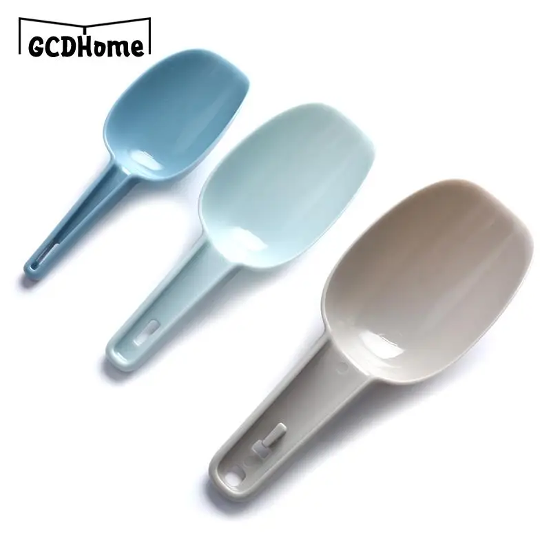 1/3PCS Plastic Ice Shovels Candy Dessert Party Buffet Scoop Frosted Rice Grains Flour Shovel Coffee Tea Serving Kitchen Bar Tool