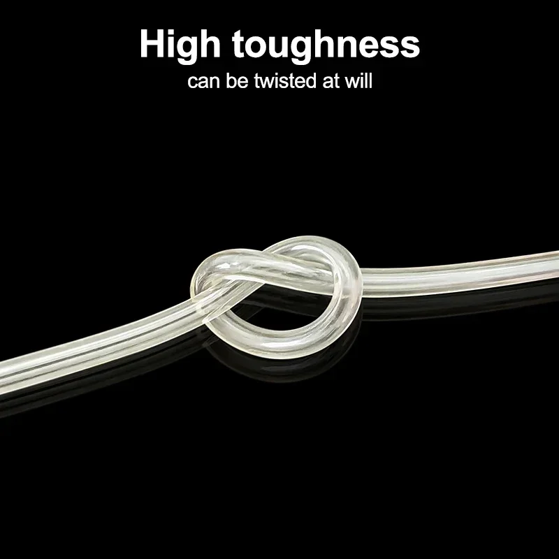 Transparent PVC Plastic Hose ID 0.5/0.8/1/1.2/1.6~3.5mm 5/10/15/20M