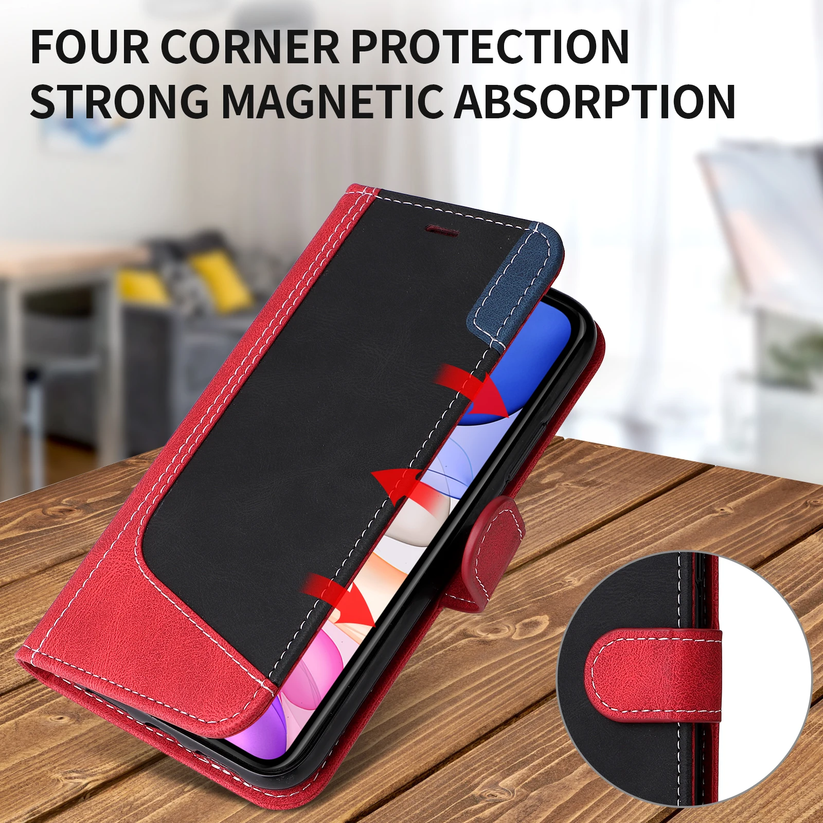 Premium Wallet Phone Case with RFID Protection and Card Slots