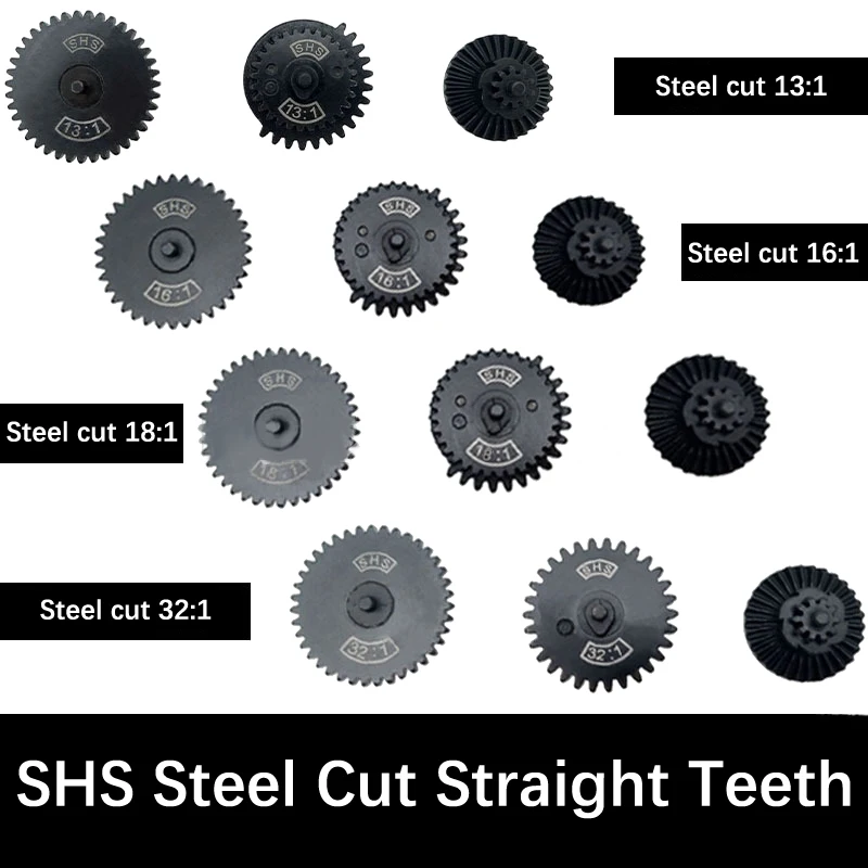 Gear Set CNC Steel Cut SHS Helical Reinforce Torque High Speed for Ver.2 /3 AEG EBB Gearbox