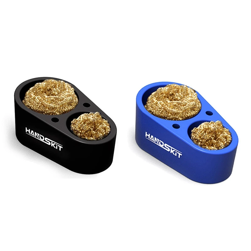 

Насадка для паяльника HANDSKIT, силиконовый держатель для чистки, шариковый провод для очистки лужения