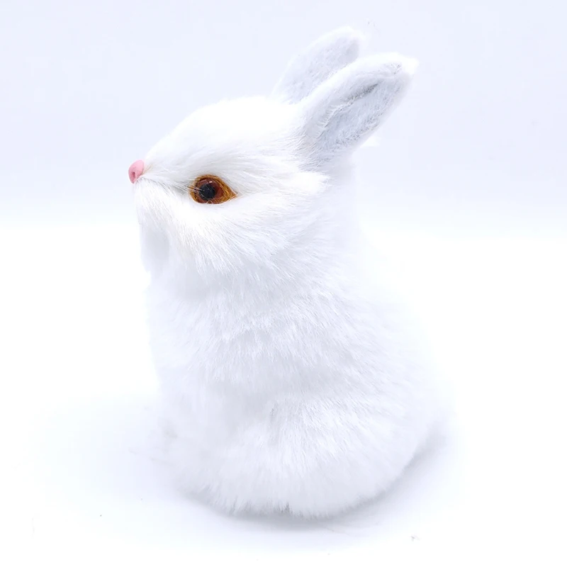Chick Rabbit Plush Toy Children Cognition Chicken Model Figurine ...