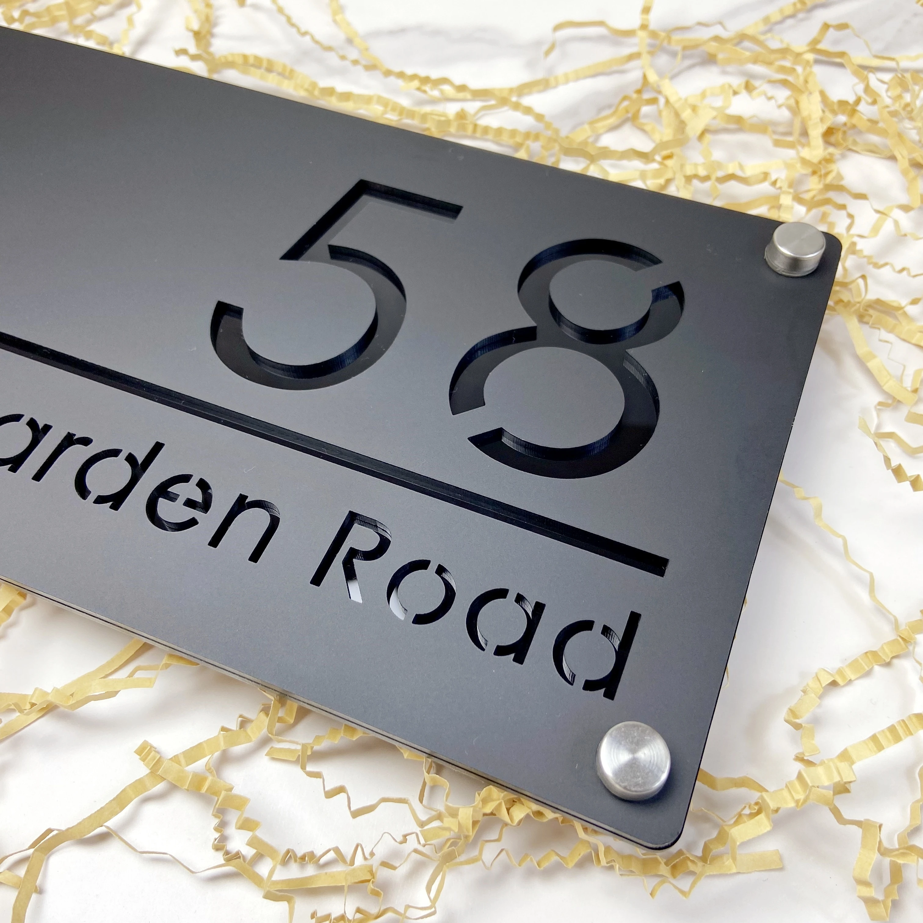 House Number Signs for Outdoor Decor