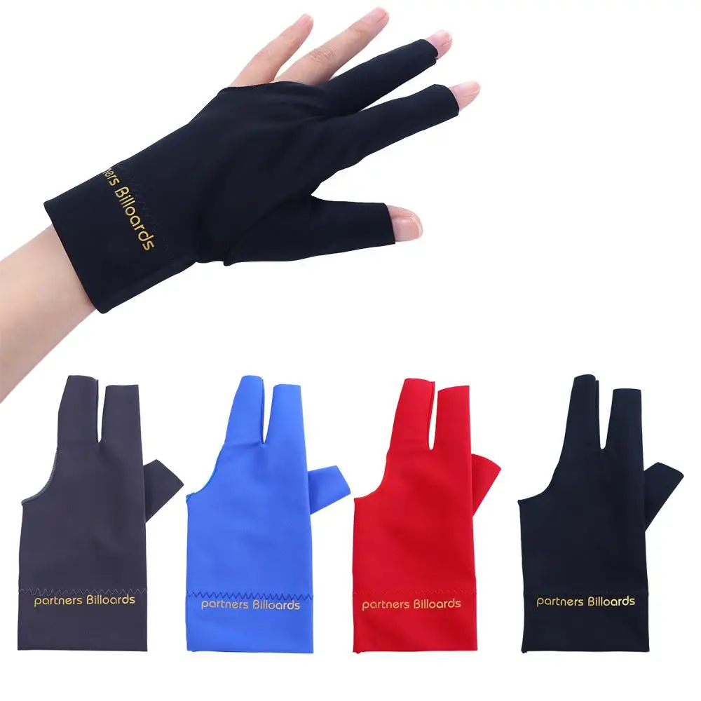 Finger Glove Table Game Non Slip Left Hand three-fingered Glove Billiards Gloves Billiard Cue Gloves Separate-finger Glove