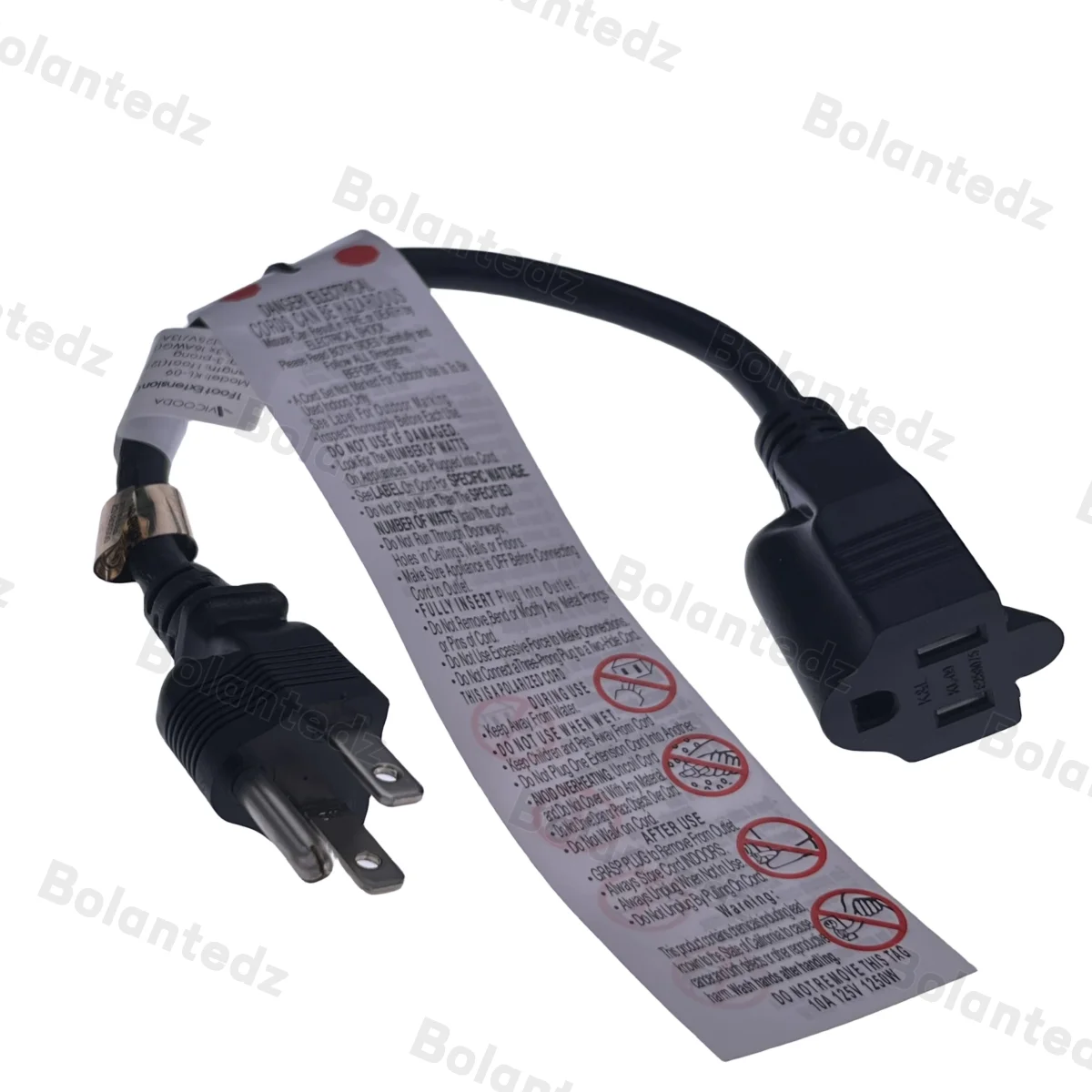 Rallonge électrique USA 3 Prong fiche mâle à Femelle Socket Extension câble  américain NEMA 5-15P Cordon d'alimentation 5-15R 0.3m / 0.5m / 1m / 2m Rallonge  électrique 1m ( Size : 3m ) : : High-Tech