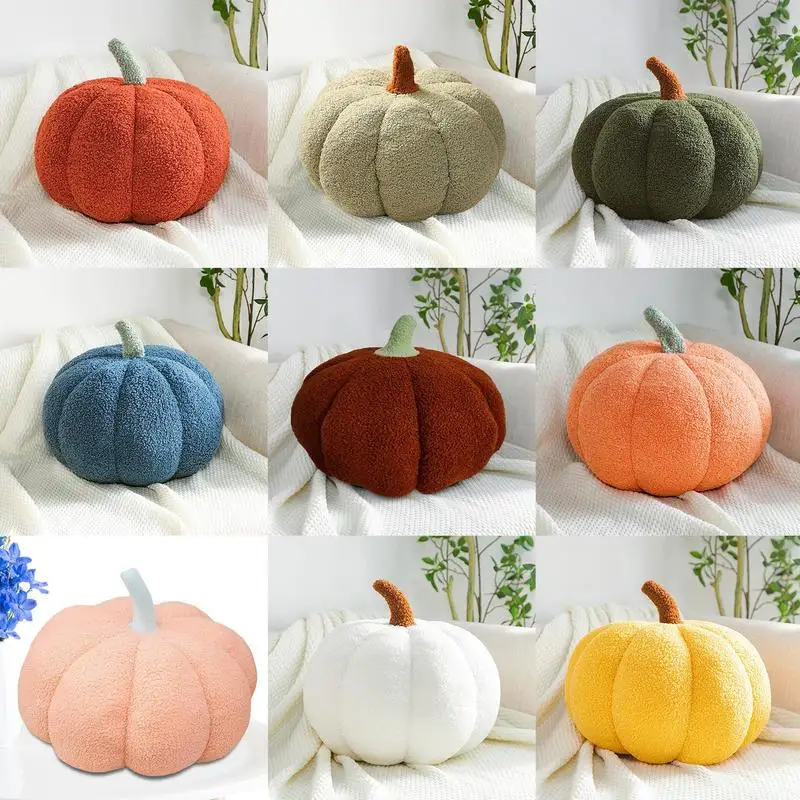 

Pumpkin Plush Pillow Halloween Pumpkin Sofa Cushion Decorative Halloween And Christmas Decorative Throw Pillow Accessories