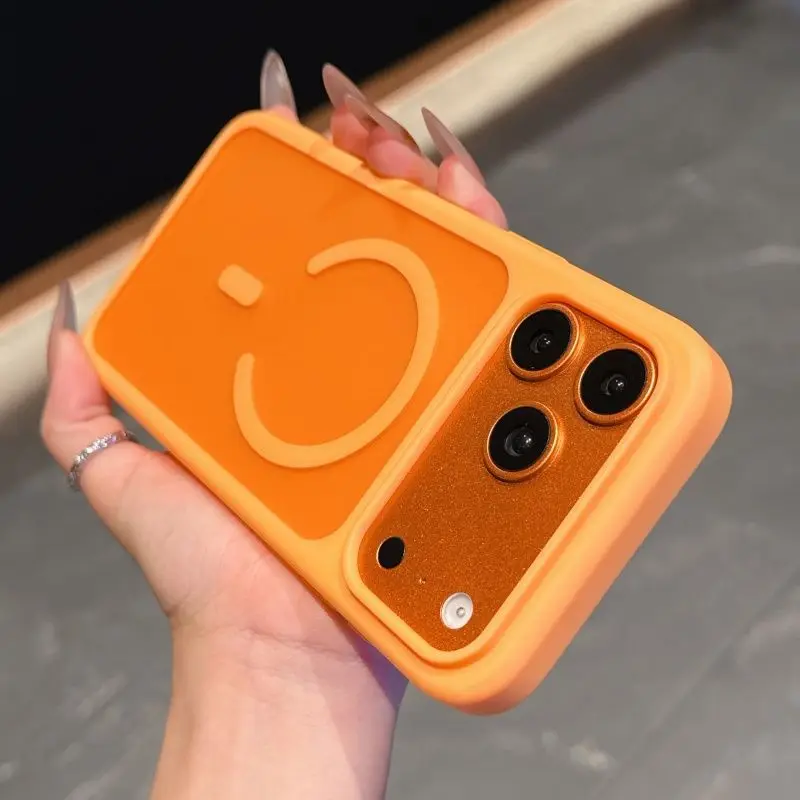 Luxury Magnetic Shockproof Armor Case with Magsafe Compatibility