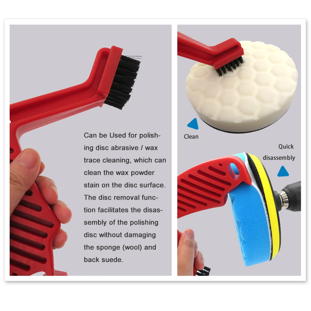 Polishing Cleaning Tools Polishing Disc Cleaning Brush Buffing Sponge Wool Pads Car