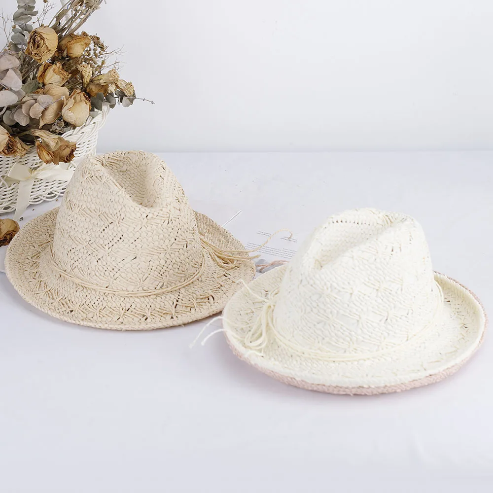

New fedora women's hats for the sun summer hat Straw hat Bucket hat golf hat women uv protection solar hat beach hats for women