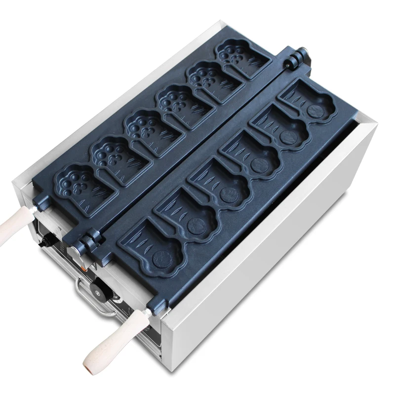 Description Picture 5 of itemElectric 6Pcs Cat Bear Tiger Paw Waffle Machine Electric Cute Cat Claw Shaped Waffle Maker Children Snack  Commercial Appliance