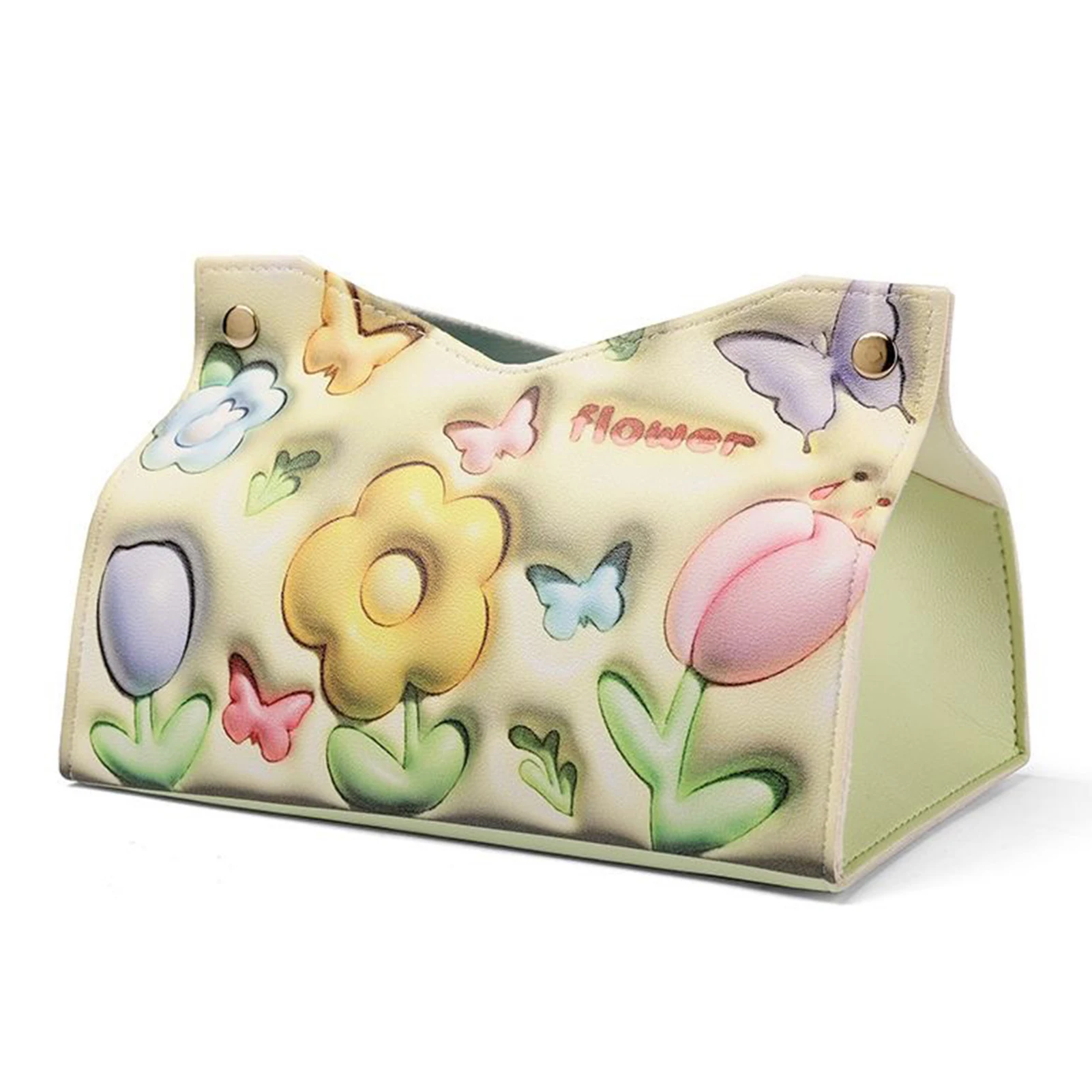Facial Tissue Case Paper Organizer Lightweight Durable Tissue Box Holder Gift for Friends Family Members 4