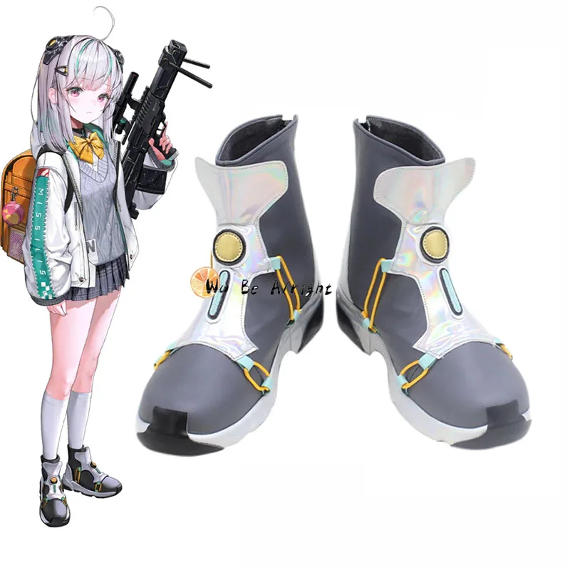 

New Game NIKKE Admi Cosplay Shoes Boots NIKKE The Goddess of Victory Cosplay PU Leather Shoes Women Girl Uta Boot For Party