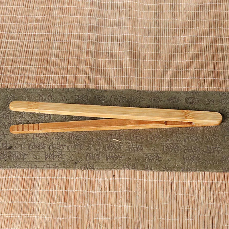 High Quality Food Grade Kitchen Bamboo Bread Tongs Bread Tongs Chopsticks 18Cm Kitchen Clamp Tools