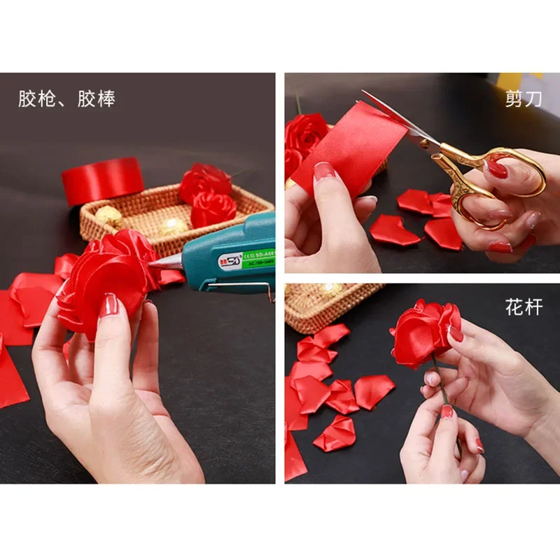 6-10-12-15-20-25-40mm Satin Ribbon DIY Handmade Crafts Tape Christmas Halloween Wedding Birthday Party Gift Box Wrapping Ribbon satin ribbons,ribbon supplies,satin ribbon,wrapping ribbon