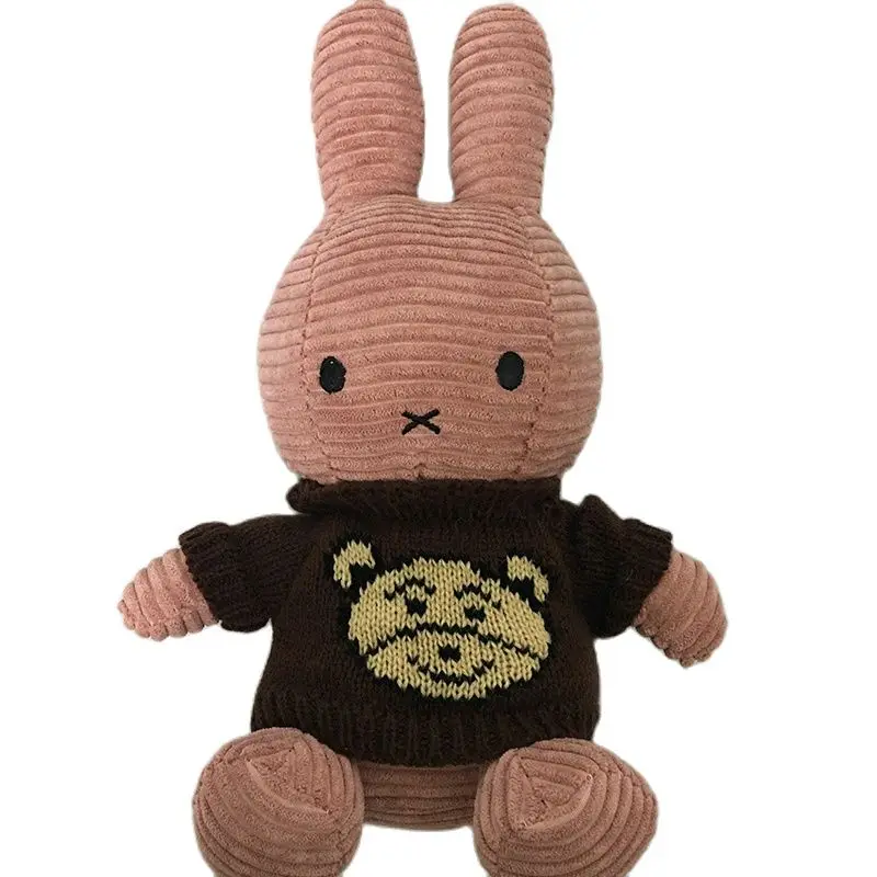 White Rabbit Doll Toy Kids Sleeping Backrest Pad Cute Plush Rabbit Baby Accompanying Doll Children's Birthday Gift