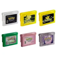 GBA Game Cartridge 32 Bit Video Game Console Card Pokemon Light Platinum Lighting Yellow Flora Sky Clover High Quality Shell 1