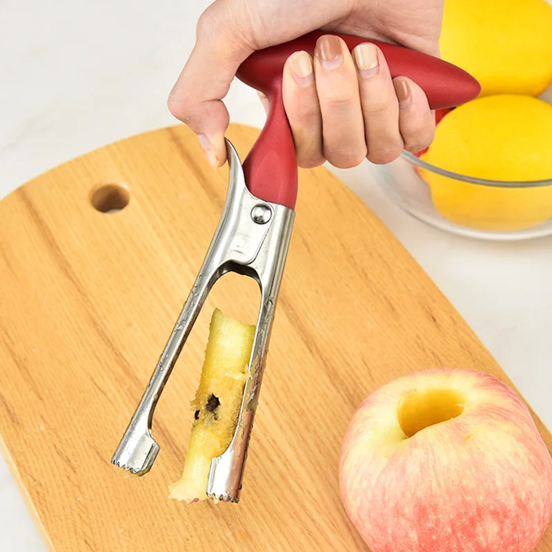 New Stainless Steel Apple Core Cutter Knife Corers Fruit Slicer Multi