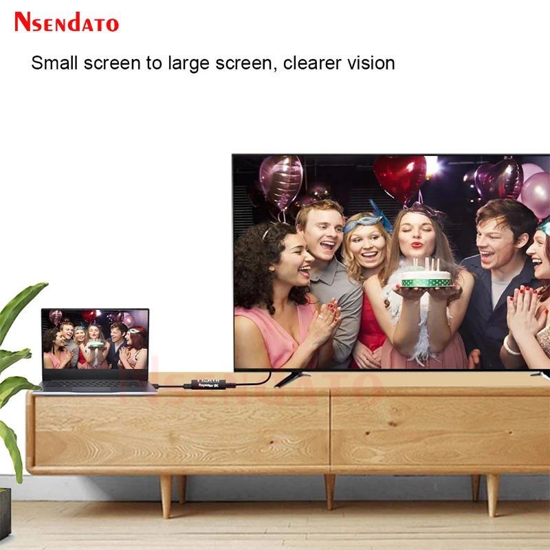 8k HDMI Repeater 30M 8K 60Hz 4K 120hz HDMI Extender 30M HDMI 2.1 Signal Repeater Amplifier Booster Adapter Converter for PS5 PC