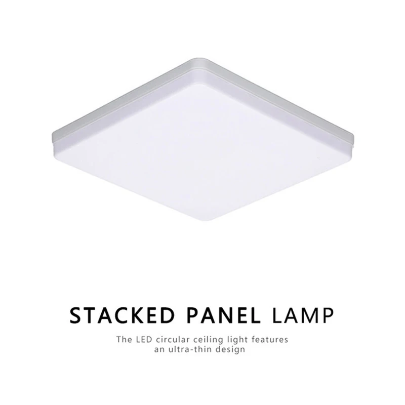 사각형 LED 천장 조명, 에너지 절약 및 고휘도 침실 조명, 거실 발코니 램프, 85-265V, 48W, 36W, 24W, 18W Best5 사각형 LED 천장 조명, 에너지 절약 및 고휘도 침실 조명, 거실 발코니 램프, 85-265V, 48W, 36W, 24W, 18W Best5