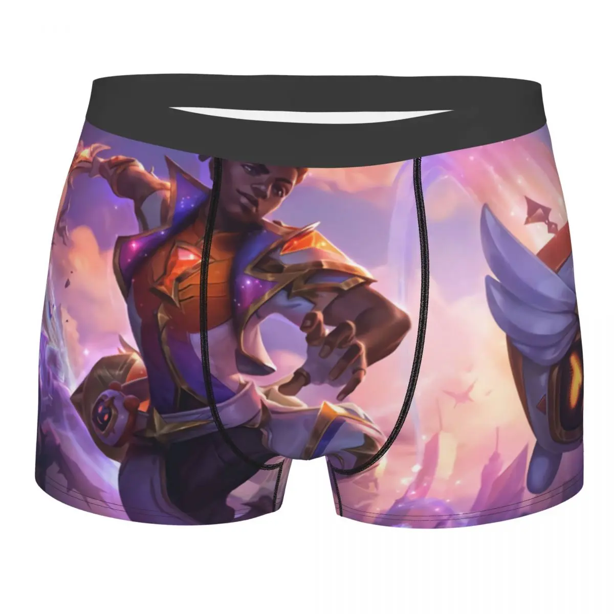 

Звездный Хранитель Ekko кожа брызги искусство фотосессия LOL Лига Легенд игра дышащие креативные трусы с принтом Шорты подарок