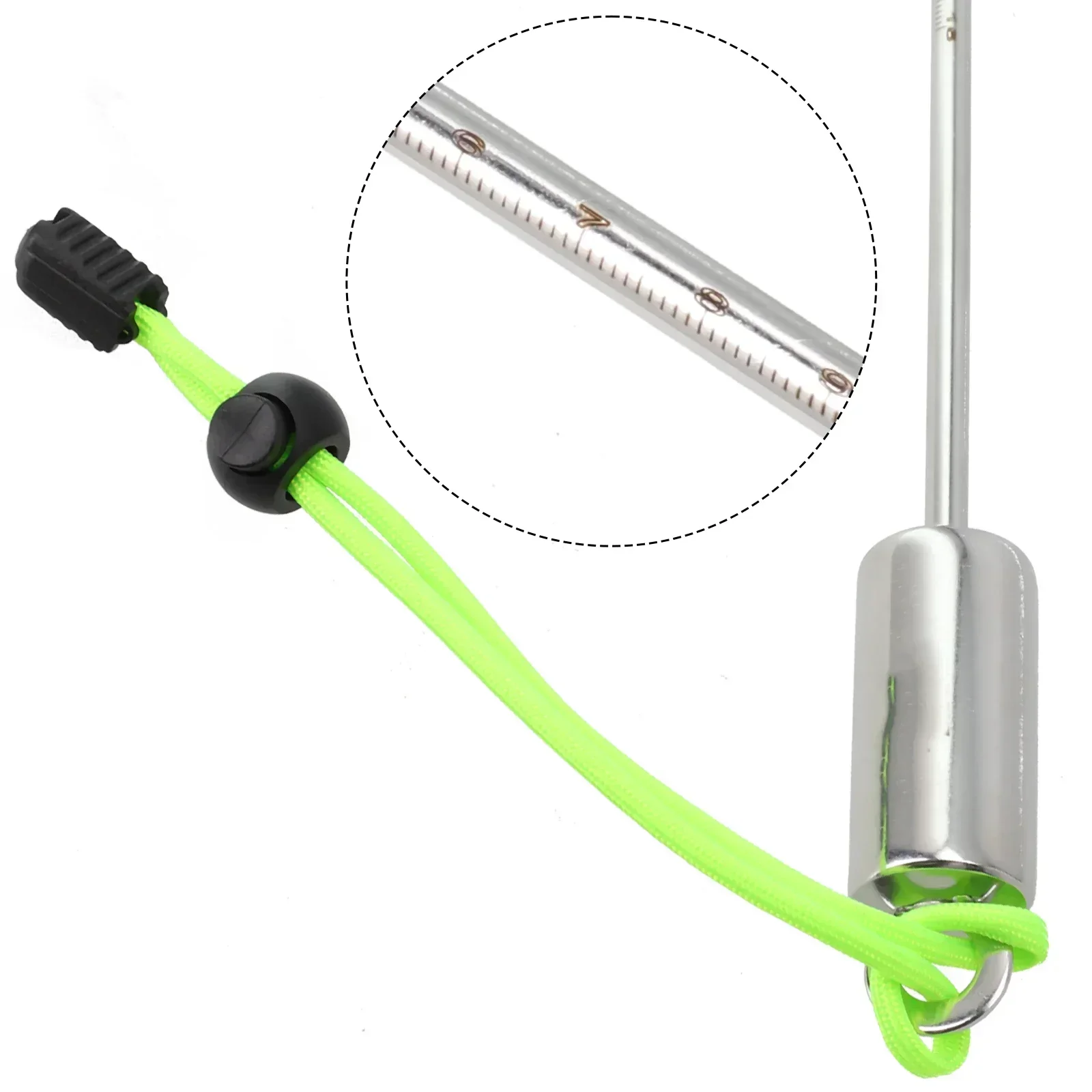 Ding Stick Diving Pointer Rod Diving Accessories Stainless Steel White/black/orange/yellow Underwater Probe New Practical 2