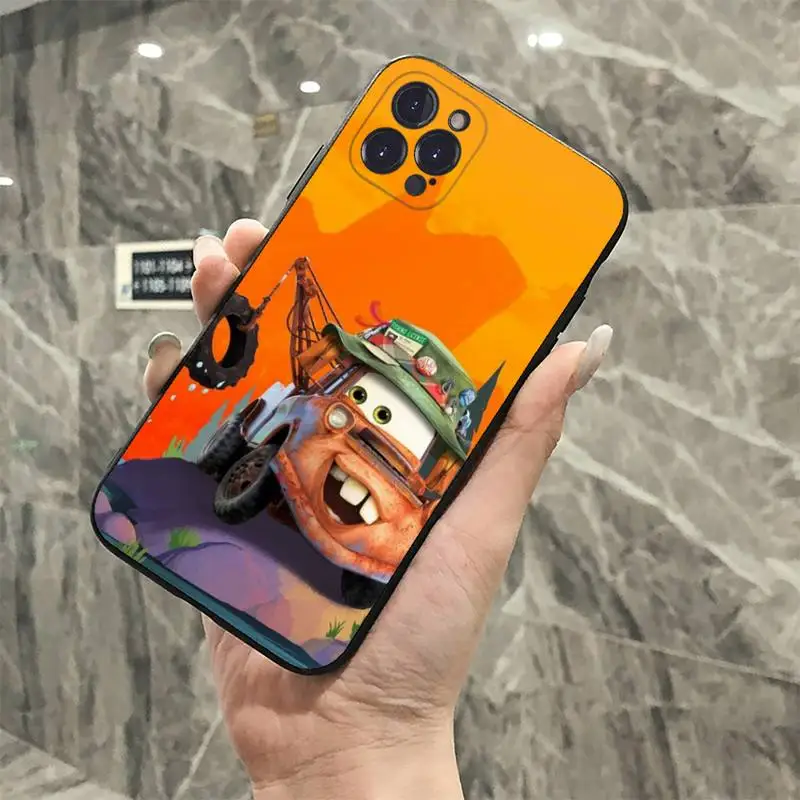 thumbnail image 1 of Funda de teléfono Disney Cars Lightning McQueen para iPhone 8 7 6 6S Plus X SE 2020 XR XS 14 11 12 13 Mini Pro Max Funda para móvil, 1 of 4