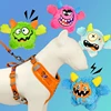 3 Piece Harness Vest Dog Traction Rope Toy Set Pet Polyester Chest Back Walking Leash For Puppy Adjustable Traction Chest Strap