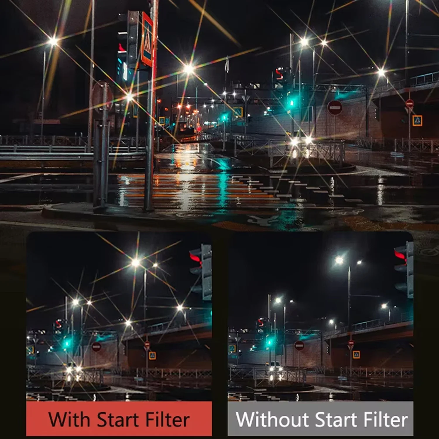 6 Line Star Lens Filter for 49 52 55 58mm 62mm 67mm 72mm 77mm 82mm Nikon Canon Sony SLR Micro-Single Camera Lenses Filter Size