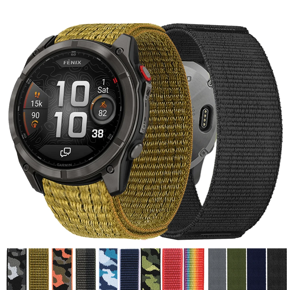 Nylon Hook and Loop Strap Bracelet Belt