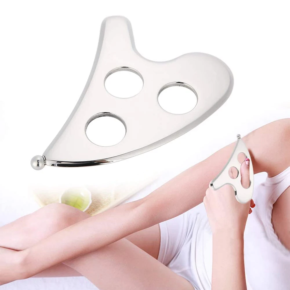 Masseur Violet Acier Inoxydable - 3 Clips Rétractables - Compact Pour Fitness - Cadeau Homme/Femme