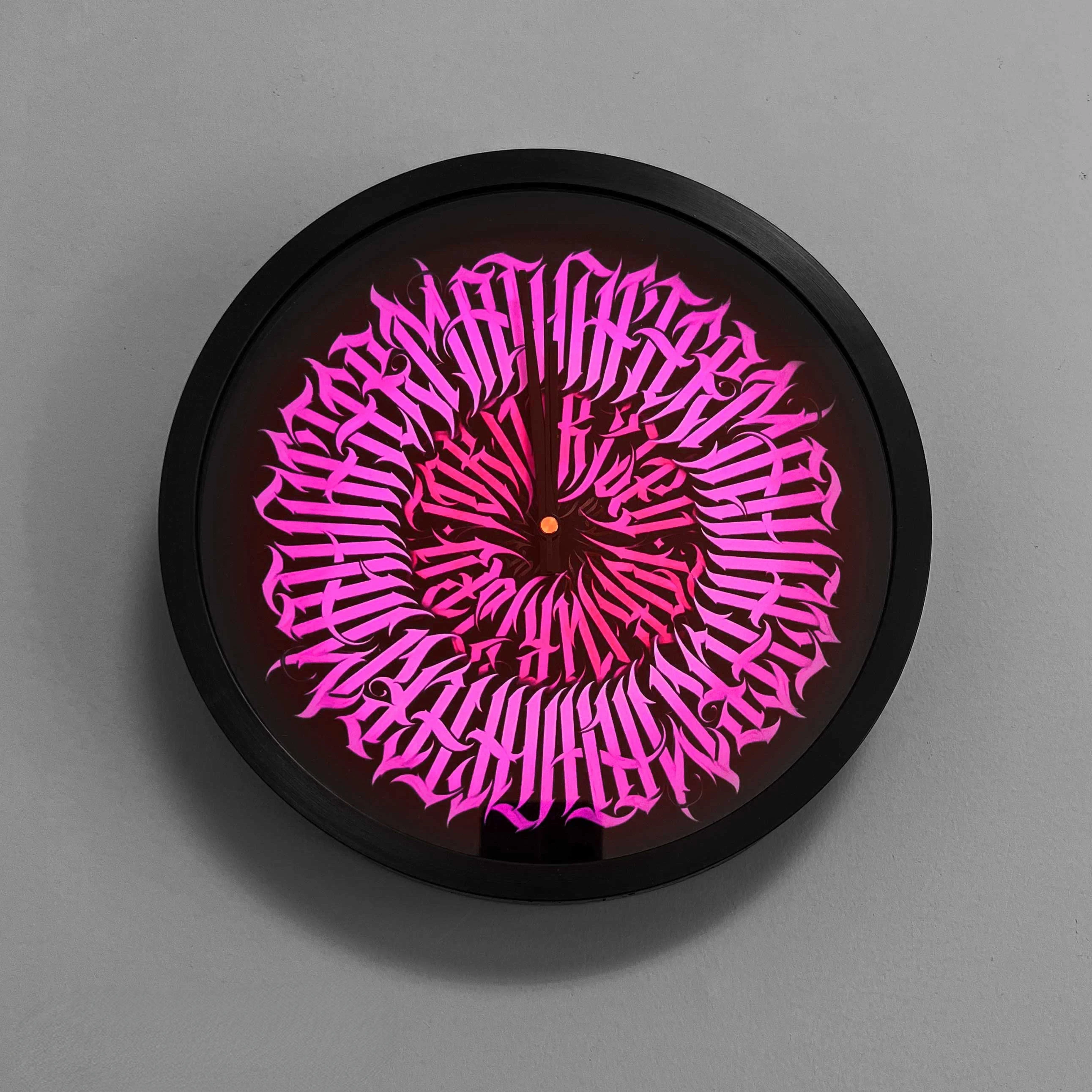 

Hip-Hop Decorative Wall Clock West Coast Chicano Rap Chicano Swash Wall Clock