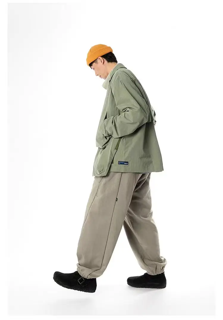 TMCAZ deformation layer multipocket jacket loose silhouette large front pockets light vintage effect gorpcore urban outdoor