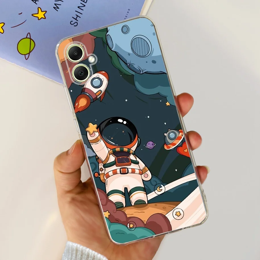 Fashion Butterfly Soft Silicone Back Cover Case for Samsung Galaxy A05/A05S (2023)